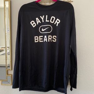 Nike black Baylor Bears long sleeved light fabric t-shirt